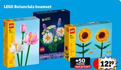  lego bouwset 8 lotus flowers daisies botanicals 9 sunflowers 50 punten kaart 