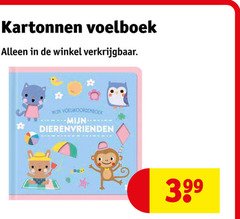  kartonnen voelboek dierenvrienden 