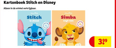  kartonboek stitch disney baby stout simba zegt slaap 