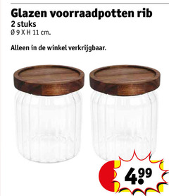  2 9 11 glazen voorraadpotten rib stuks cm 