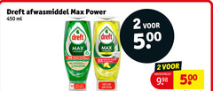  dreft afwasmiddel 2 450 500 power ml moins 4x minder schrobben schoon 5x anti new to fuite technologie 