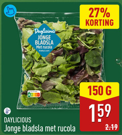  27 150 jonge bladsla rucola kruidig zacht nutri score 