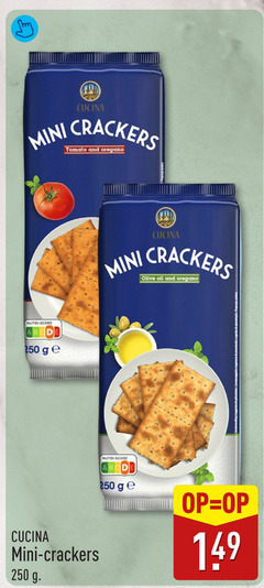  crackers 250 cucina mini tomato and oregano olive oil nutri score ge 