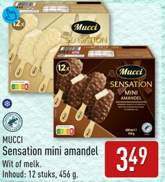  ijslollies 12 35 600 12x nutri score sensation mini amandel bourbon vanille us omhuld volle melkchocolade amandelen people nature b wit melk inhoud stuks 