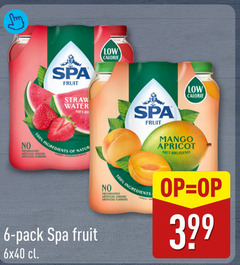  spa en fruit fruitdrank 6 100 calorie straw water ingredients natur preservatives artificial colours flavours sa mango apricot bruisend pack 
