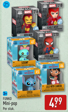  45 46 marte marvel minis iron man full vinyl figure figurine figura aaa dark scarlet witch cabeza glows spider bobblehead bay stitch with camera 3 mini pop stuk hora opa 