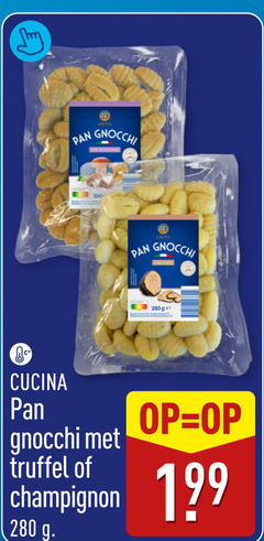  12 pan gnocchi count cucina truffel champignon 