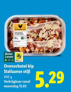  400 scharrelkip beter leven ovenschotel kip italiaanse stijl woensdag 