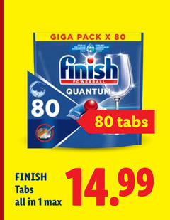  finish vaatwasmiddel 1 80 giga pack powerball quantum tabs all 