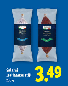  salami 200 salame milano italiaanse stijl piccante 