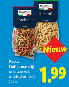  pasta 500 ge italiaanse stijl 