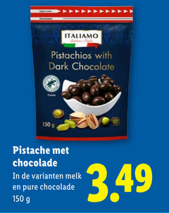  chocolade 150 pistachios with dark chocolate pistache melk 