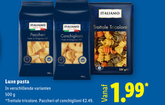 klik op dit plaatje voor een vergroting en voor vergelijkbare aanbiedingen gerelateerd aan
500 pasta conchiglioni trottole tricolore ge luxe 500 pasta conchiglioni trottole tricolore ge luxe