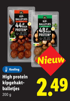  gehaktballetjes 200 kip balletjes protein koeling high 
