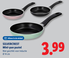  14 silvercrest mini pan pastel inductie cm 3.99 