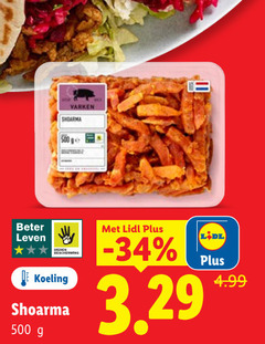  shoarmavlees 500 varken shoarma ge beter leven koeling 