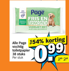  page vochtig toiletpapier 100 bewezen biologisch afbreekbaar doekjes fris verzorgend verrijkt aloe vera kamille stuks stuk 