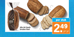  brood passie rustiek vers spelt broden stuk 