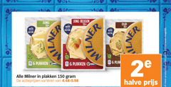  milner kaasplakken 6 9 90 150 jong 30 nature rij rijk proteine belegen oud varieeren 2 halve productvarianten combineren 