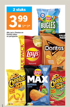 klik op dit plaatje voor een vergroting en voor vergelijkbare aanbiedingen gerelateerd aan
cheetos doritos lays chips zoutjes 2 stuks 3.99 party pack bugles nacho cheese flavour partypacks naturel chipito paprika bold crunch iconic taste nibb sticks nutri score cheetos doritos lays chips zoutjes 2 stuks 3.99 party pack bugles nacho cheese flavour partypacks naturel chipito paprika bold crunch iconic taste nibb sticks nutri score