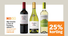  witte wijn rode 25 nix18 concha toro frontera wijnen varieeren serva casillero diablo cabernet sauvignon chill reserva chardonnay blanc pedro 