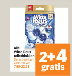  witte reus toiletblok 1 2 4 nederland hygiene premium blauw toiletblokken varieeren 