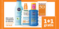  alle merken aftersun zonnebrandolie 1 2 50 nivea sun absorption biodermal hoog merk zonnebrand varieeren after verkoelt verzocht la bio instant refreshing garnier ambre solaire new sensitive expert hypoallergene spray hypoallergenique ceramide protect tres haute protection waterresistent resistant vitamin les dommages at term uv schade gezicht gevoelige huid intensief 