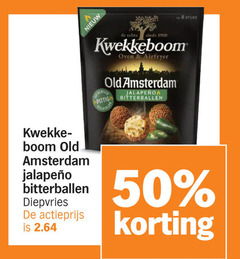 kwekkeboom bitterballen 8 50 stuks oven airfryer old amsterdam boom diepvries actieprijs 