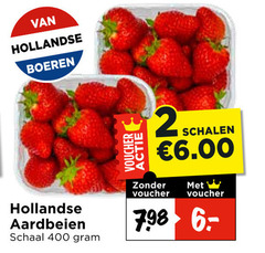  aardbeien 2 400 hollandse boeren schaal voucher schalen 