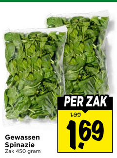  spinazie 450 gewassen zak 1 69 