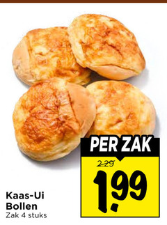  kaasbroodjes 4 kaas ui bollen zak stuks 