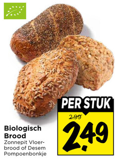  brood biologisch zonnepit vloer stuk 