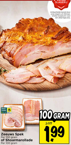  100 slagerij ambachtelijk bereid slagers recepturen lage beter leven dieren bescherming zeeuws spek shoarmarollade 