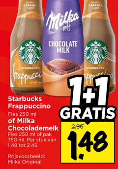  starbucks milka chocolademelk ijskoffie 1 250 750 caramel chocolate milk frappuccino fles ml pak stuk original 