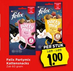  felix kattensnacks 60 100 party mix picnic partymix zak original stuk 