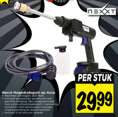 klik op dit plaatje voor een vergroting en voor vergelijkbare aanbiedingen gerelateerd aan
300 nexxt hogedrukspuit accu maximaal vermogen watt accessoires spuitmond gerichte reiniging fles reinigingsmiddel snelsluiting connector montage ion oplader stuk 300 nexxt hogedrukspuit accu maximaal vermogen watt accessoires spuitmond gerichte reiniging fles reinigingsmiddel snelsluiting connector montage ion oplader stuk