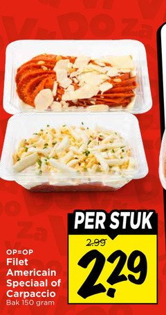  filet americain 150 carpaccio bak stuk 