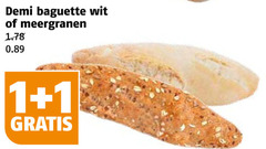  stokbrood 1 demi baguette wit meergranen 