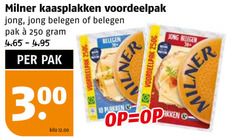  milner kaasplakken 10 250 300 jong belegen pak kilo open 
