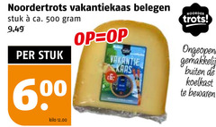  noordertrots kaas 500 600 vakantiekaas belegen stuk ca. kilo vakantie noorder trots ongeopend buiten koelkast 