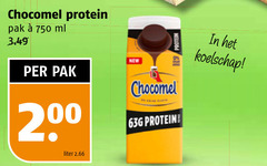  chocomel chocolademelk 9 200 750 protein pak ml liter new proteine koelschap 