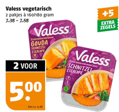  valess vegetarisch 2 500 160 180 2x gouda schnitzel escalope kilo v.a. 5 zegels trace 