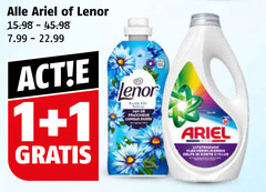  ariel lenor wasverzachter wasmiddel 1 fraicheur longue durer cyclus 