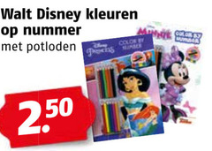  walt disney kleuren nummer potloden color by wider 