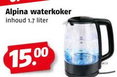  alpina waterkoker inhoud liter 