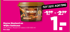  wijko marne mosterd kant klaar vers geroosterde potten flessen tubes ml stuk 