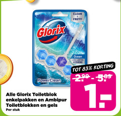  ambi pur glorix toiletblok clean fresh enkelpakken ambipur toiletblokken gels stuk ocean lasting hygiene 