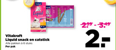  vitakraft kattensnacks 6 15 eur liquid stick snack pakken stuks pak 