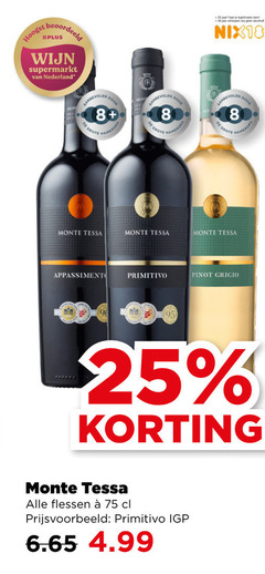  witte wijn rode 8 9 25 beoordeeld supermarkt nederland nix18 aanbevolen hamer monte tessa appassimento primitivo pinot grigio flessen 