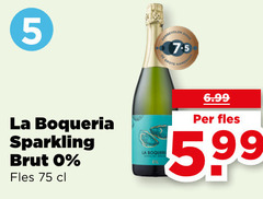  champagne sparkling wijn 5 la brut fles 99 